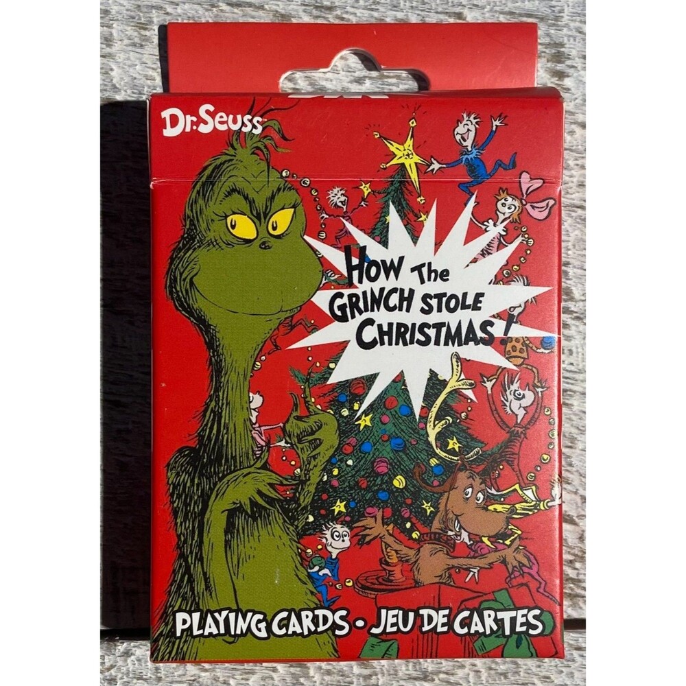 How The Grinch Stole Christmas Playing Cards Complete Deck Aquarius PC032
